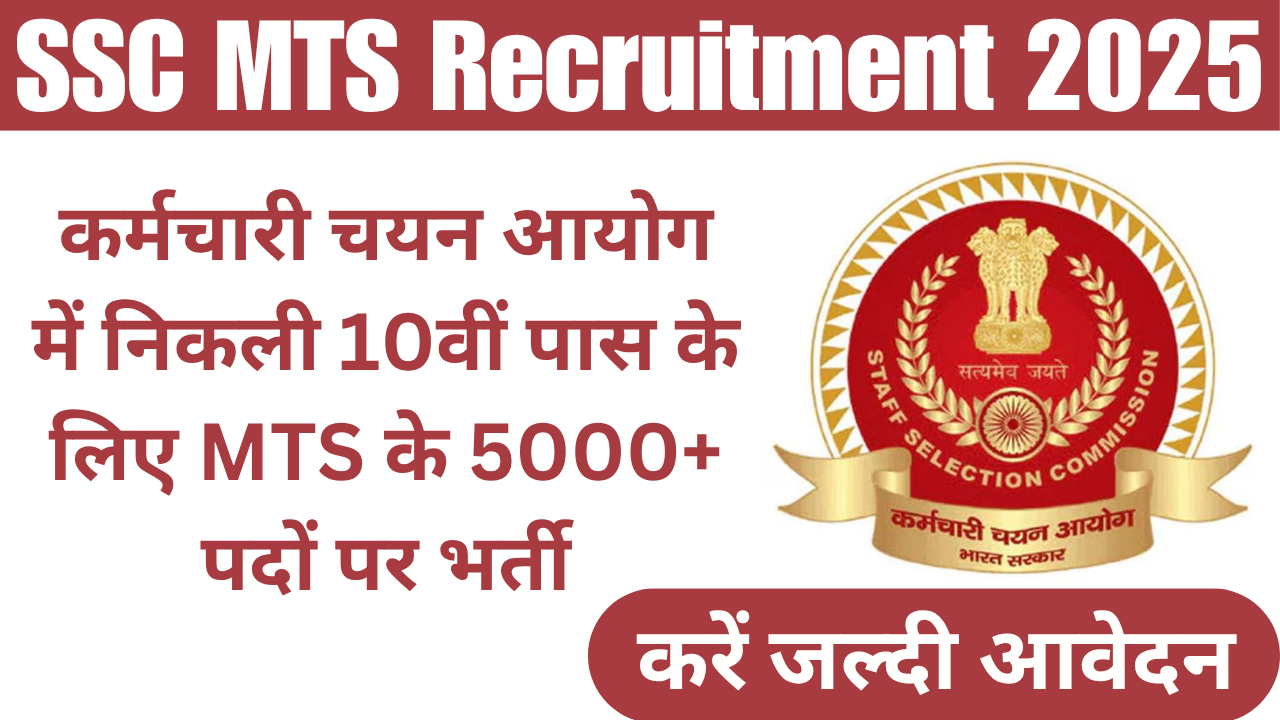 SSC MTS Recruitment 2025