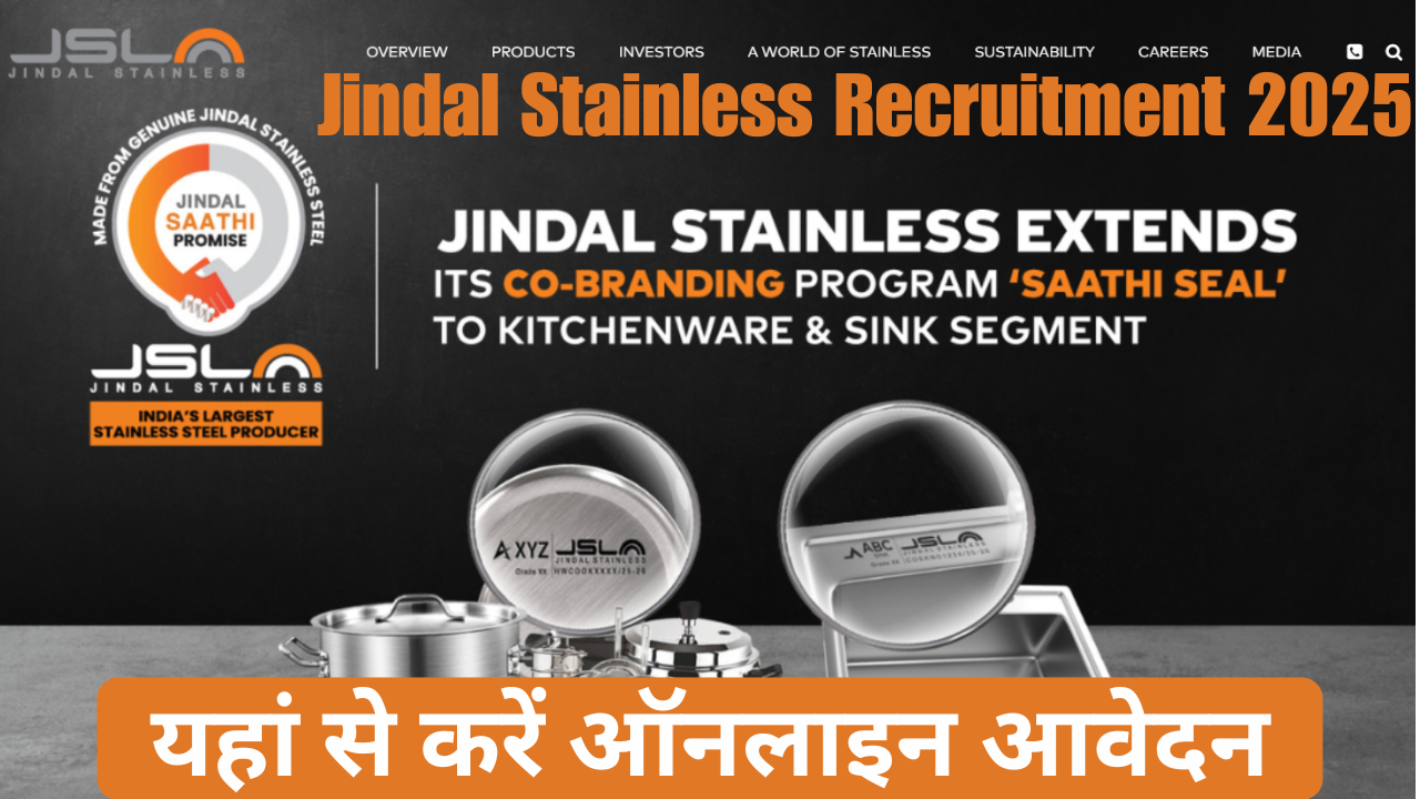 Jindal Stainless Recruitment 2025