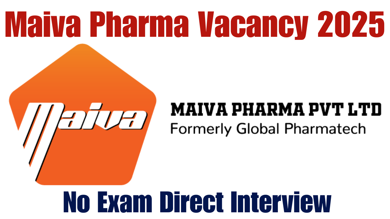 Maiva Pharma Vacancy 2025