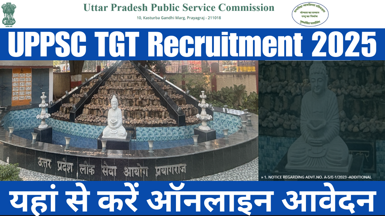 UPPSC TGT Recruitment 2025