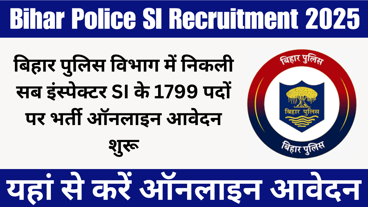 Bihar Police SI Recruitment 2025