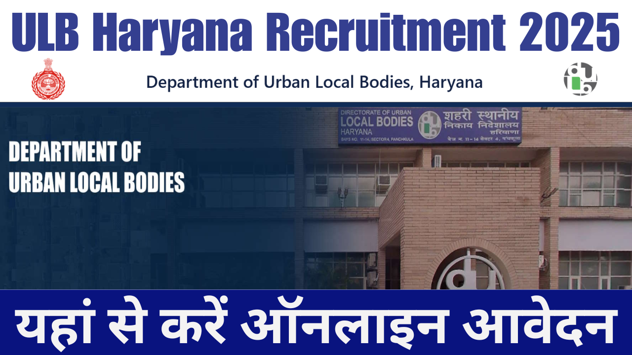 ULB Haryana Recruitment 2025