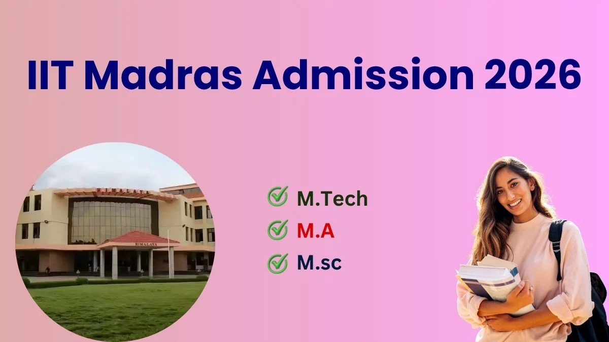 IIT Madras Admission 2026