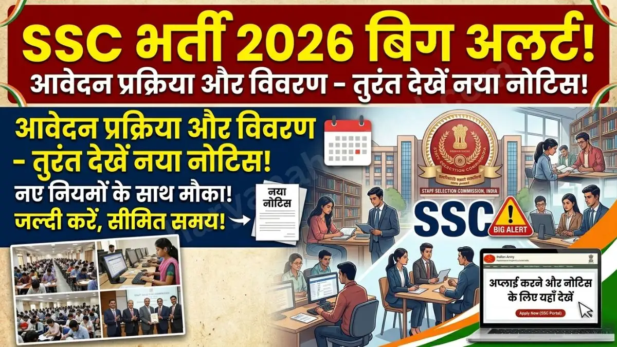 SSC Recruitment 2026 Big Alert