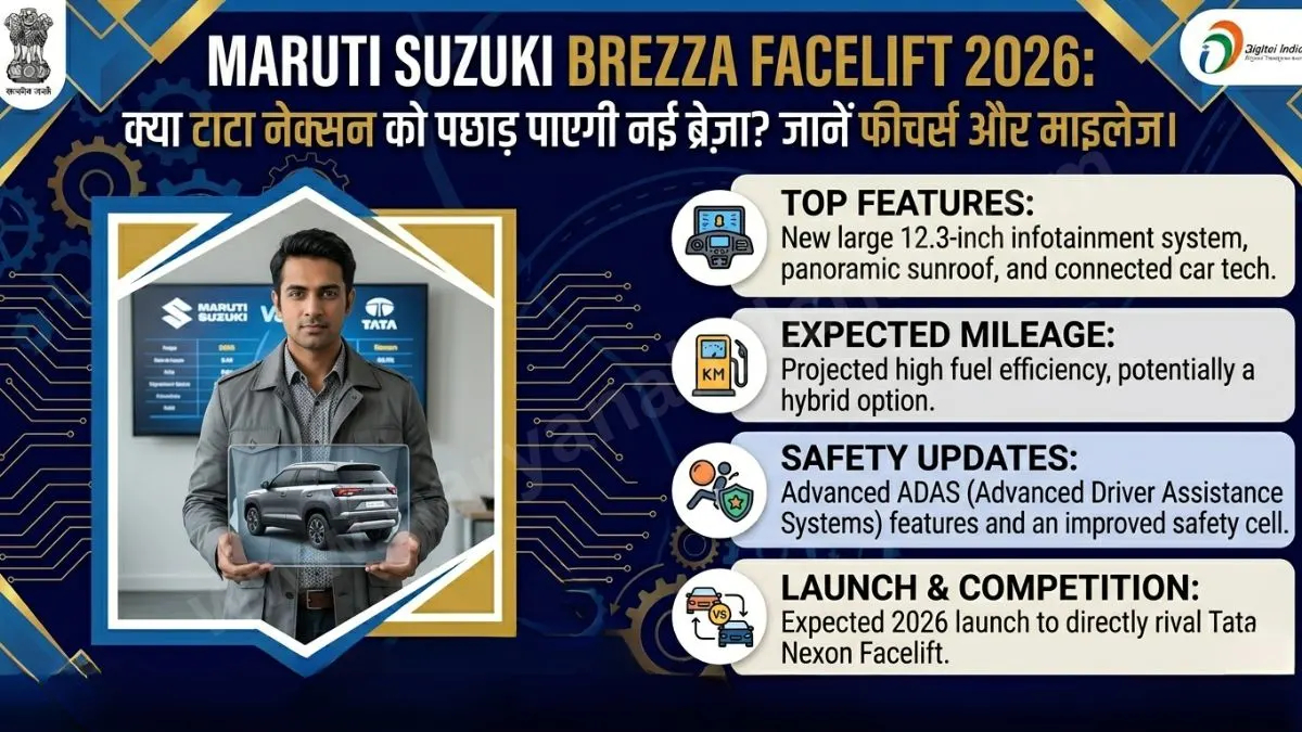 Maruti Suzuki Brezza Facelift 2026