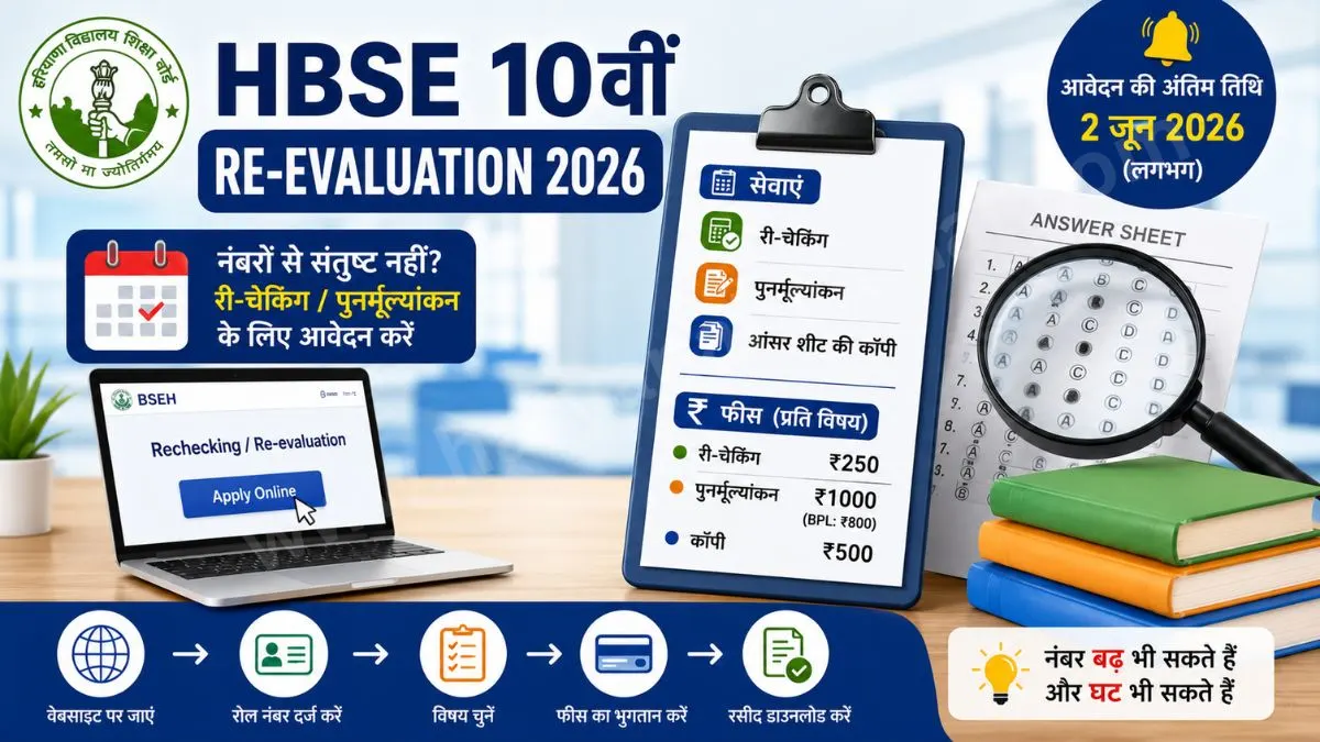 HBSE 10th Re-evaluation 2026