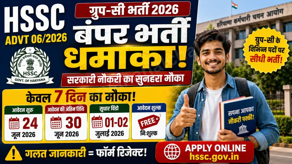 Great Relief HSSC Group C Advt 06/2026