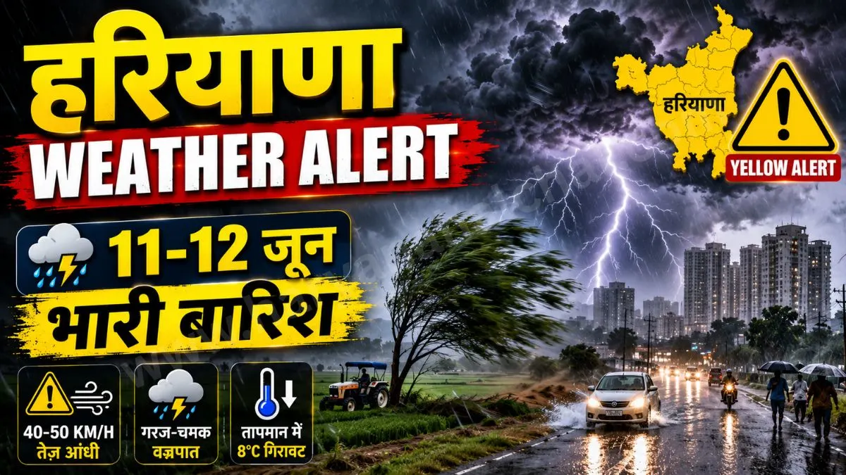 Great Relief Haryana Weather Alert