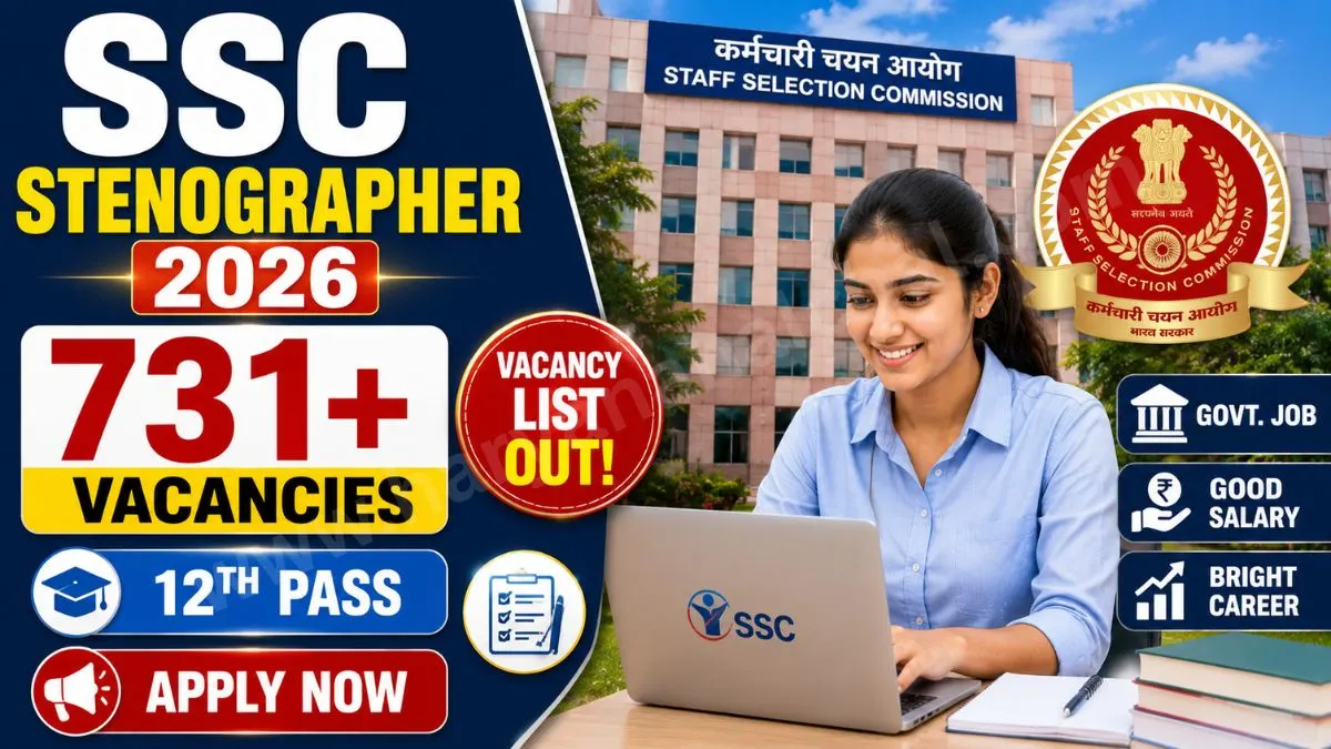 SSC Stenographer Vacancy 2026
