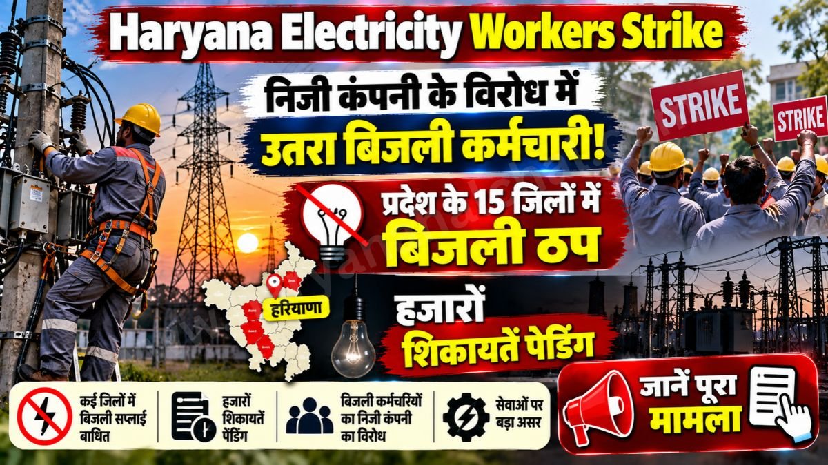 Haryana Electricity Workers Strike